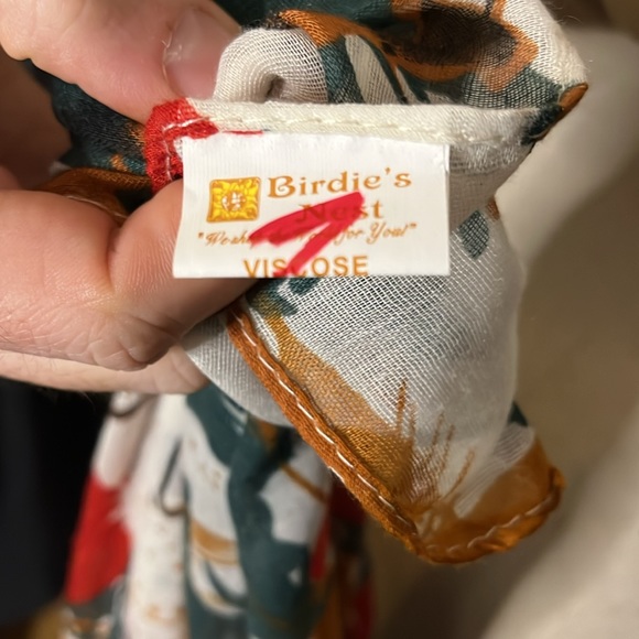 😄Long abstract patterned scarf viscose - Picture 4 of 4